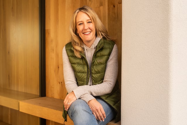 Mary Beth Laughton, the president and CEO of REI.