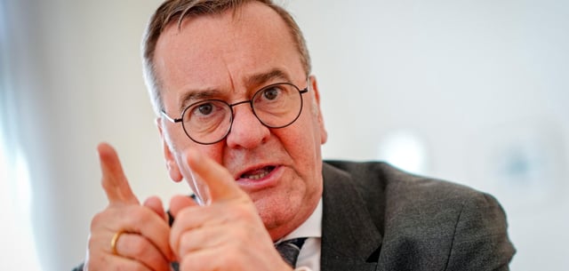 Boris Pistorius (SPD), geschäftsführender Bundesminister der Verteidigung