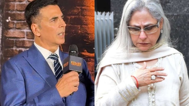 Akshay Kumar reacts to Jaya Bachchan mocking his film