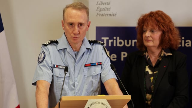 Le colonel Hervé Petry à Paris, le 23 janvier 2025.