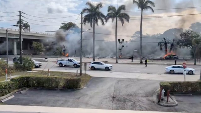 Bei dem Absturz des Kleinflugzeuges in Florida soll es mehrere Tote gegeben haben.