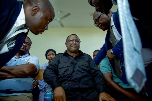 Tanzania's main opposition leader Tundu Lissu was arrested on Wednesday
