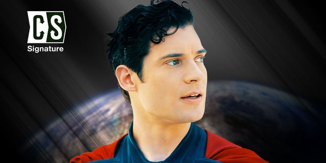David Corenswet as Superman in a custom image for Collider