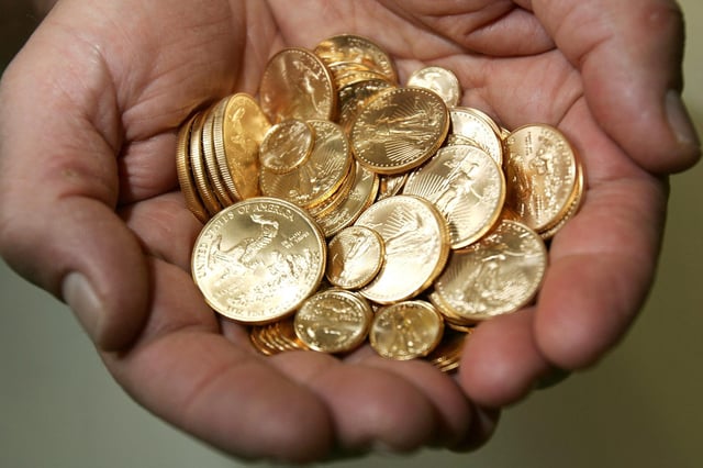 The price of gold has hit all-time highs as stock markets around the world have plummeted. 