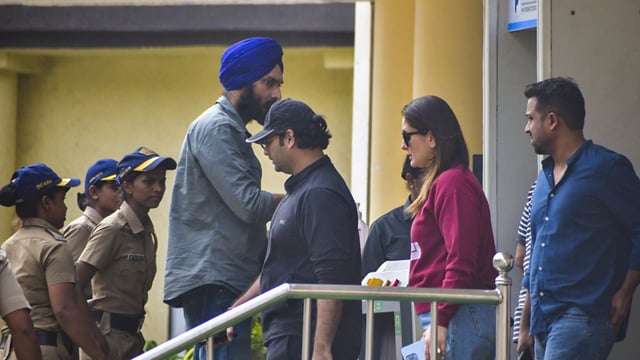 Bollywood actor Kareena Kapoor at the Lilavati Hospital where actor Saif Ali Khan was admitted after he was injured in an attack by an intruder with a knife, in Mumbai