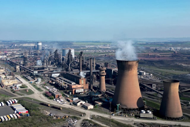 British Steel’s Scunthorpe plant, in northeast England