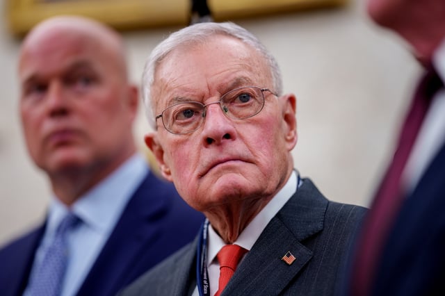U.S. Special Envoy for Ukraine and Russia Keith Kellogg in the White House on March 13, 2025 in Washington, DC.
