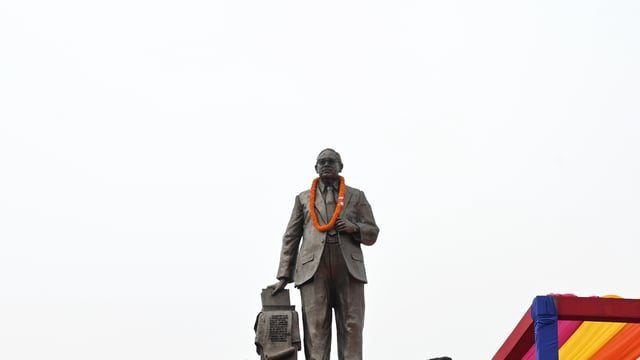 According to MLA Yogesh Shukla, the statue was kept without permission and will be restored by following every procedure. 