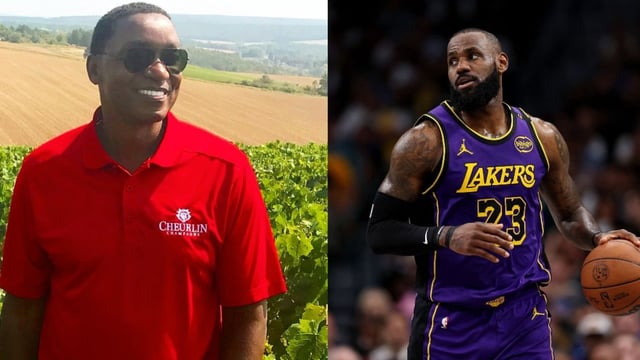 Isiah Thomas expressed disapproval of LeBron James warming up without a shirt, arguing it undermines the professionalism of the NBA.