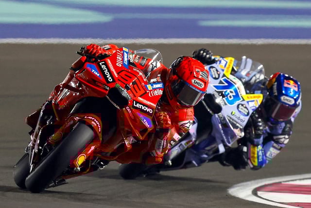 Marc Marquez held off his brother  Alex Marquez to win the Qatar MotoGP