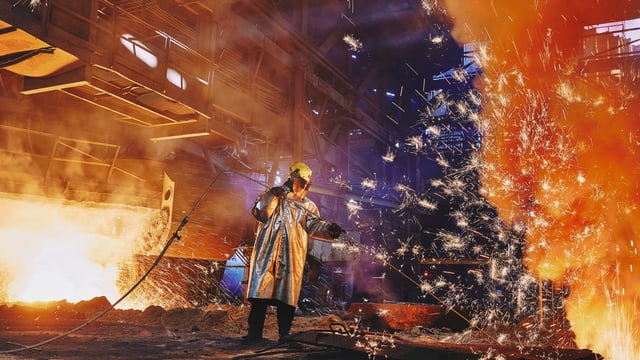Scunthorpe steelworks is home to the UK’s last operational blast furnaces