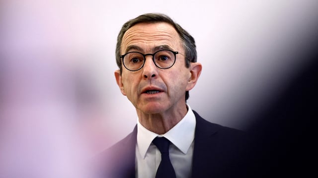 Bruno Retailleau était en déplacement ce samedi dans le Tarn.