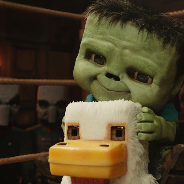 This image released by Warner Bros. Pictures shows a scene from "A Minecraft Movie." (Warner Bros. Pictures via AP)