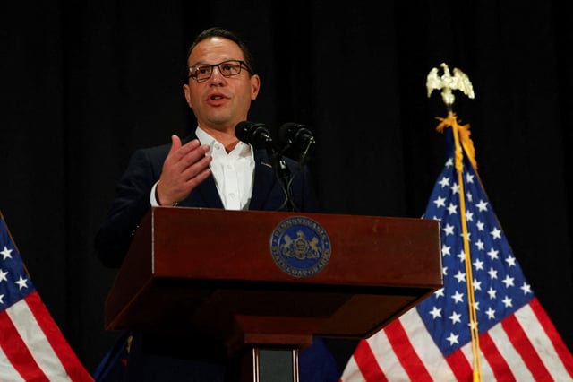 Le gouverneur de Pennsylvanie, Josh Shapiro.
