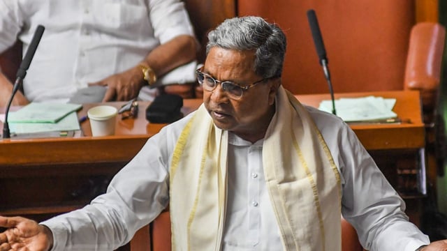 Karnataka Chief Minister Siddaramaiah.