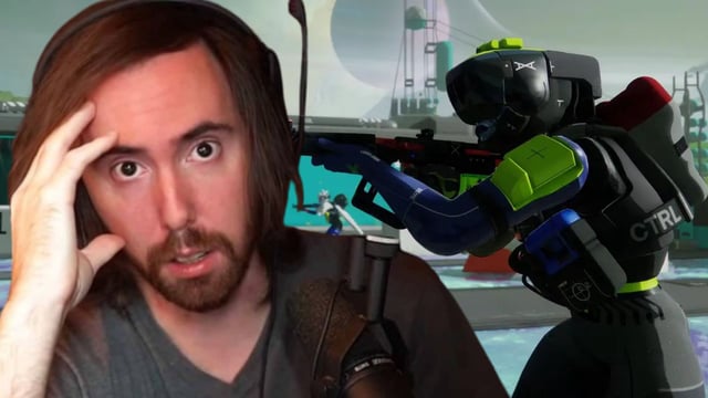 Marathon character and Asmongold