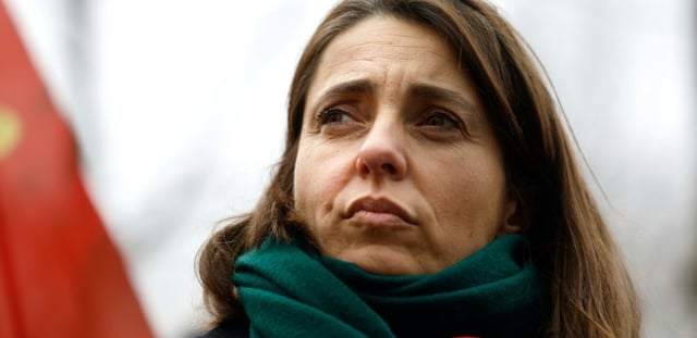 Sophie Binet, secrétaire générale de la CGT, à Paris, le 4 février 2025