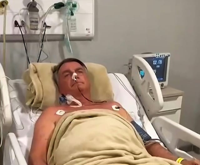 Jair Bolsonaro was stabbed in the stomach in 2018