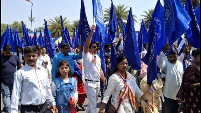 The Ambedkar Jayanti celebrations drew people from all walks of life in Lucknow. (Rajeev Mullick/HT Photo)