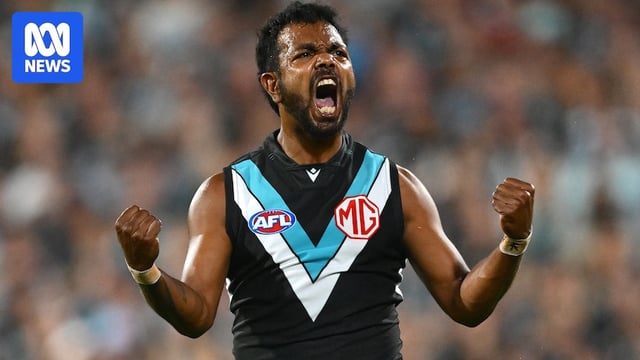 Willie Rioli celebrates