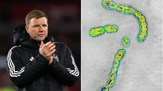 Newcastle United manager Eddie Howe went to hospital with pneumonia on Friday (Photo: Getty)