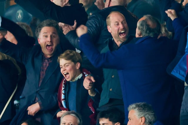 Prince William&#39;s passionate celebrations following Aston Villa&#39;s goal against PSG went viral last week (Photo: Pierre Suu/Getty Images)