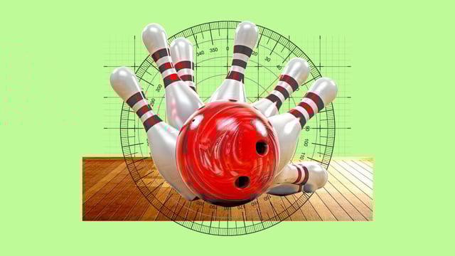 A curved path is generally deemed the most effective way to score a strike