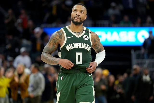 Damian Lillard has made "significant improvement" in his recovery from a blood clot but is expected to miss Milwaukee's opening game in the NBA playoffs