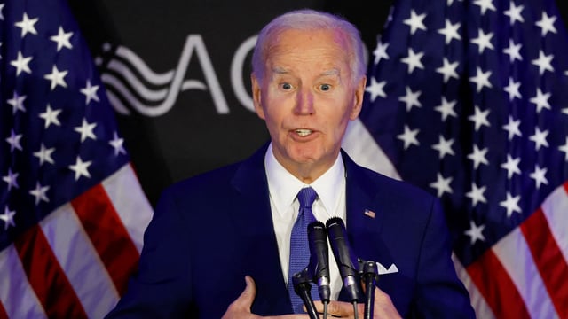 Biden's first post-White House speech: 'Lost Joe' returns, slams Trump (REUTERS/Kamil Krzaczynski)