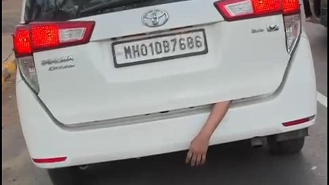 A video of the unsettling sight quickly went viral on social media.