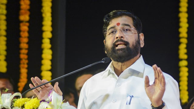 Maharashtra deputy chief minister Eknath Shinde.