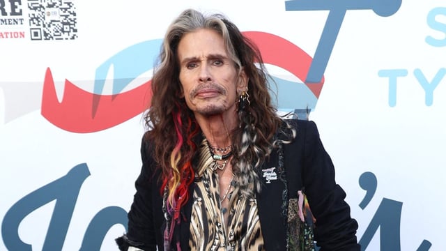 Shocking reason Aerosmith frontman Steven Tyler wrapped scarves around his microphone during gigs (Photo by Kayla Oaddams / GETTY IMAGES NORTH AMERICA / Getty Images via AFP)