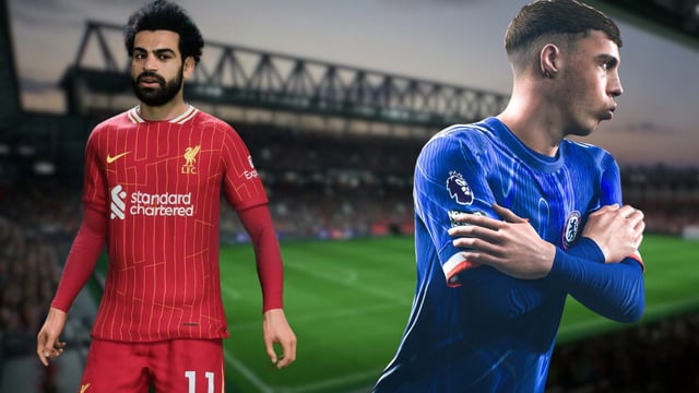 Mo Salah and Cole Palmer in EA FC 25