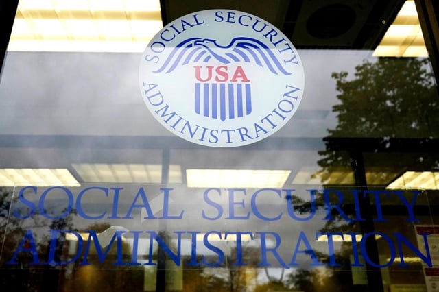 FILE – The Social Security Administration office is seen in Mount Prospect, Ill., Oct. 12, 2022.(AP Photo/Nam Y. Huh, File)
