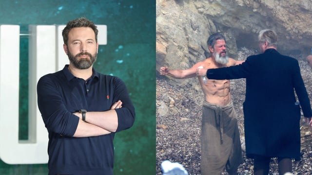 Ben Affleck was asked to comment on all the chatter surrounding Matt Damon's physical transformation for the role in the upcoming film The Odyssey