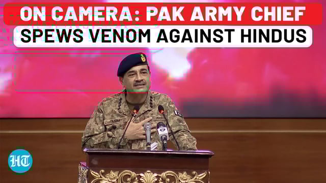 Pakistan army chief Asim Munir’s shocking anti-Hindu rant on camera