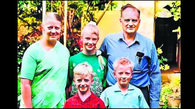 The Staines family. (HT PHOTO)