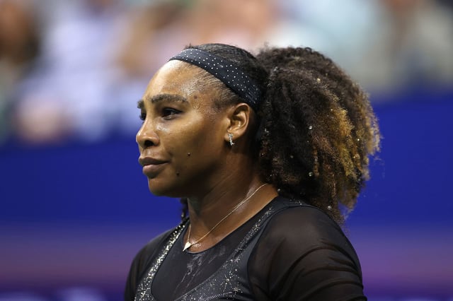 Serena Williams during the 2022 US Open in New York.