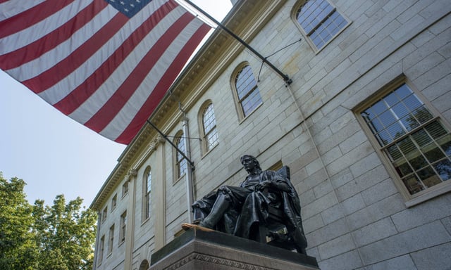 L'université d'Harvard, à laquelle Donald Trump a gelé 2,2 milliards de dollars de budget annuel.