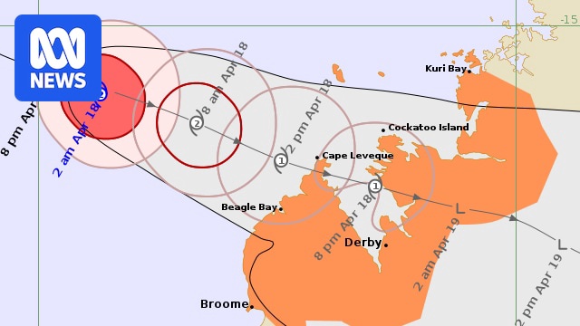 a cyclone tracking map 