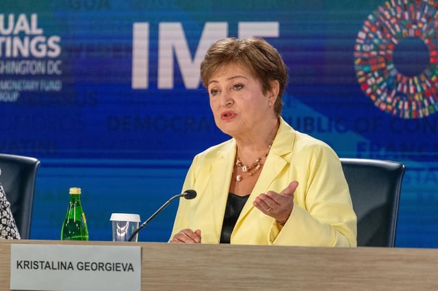 La directora del FMI, Kristalina Georgieva.
