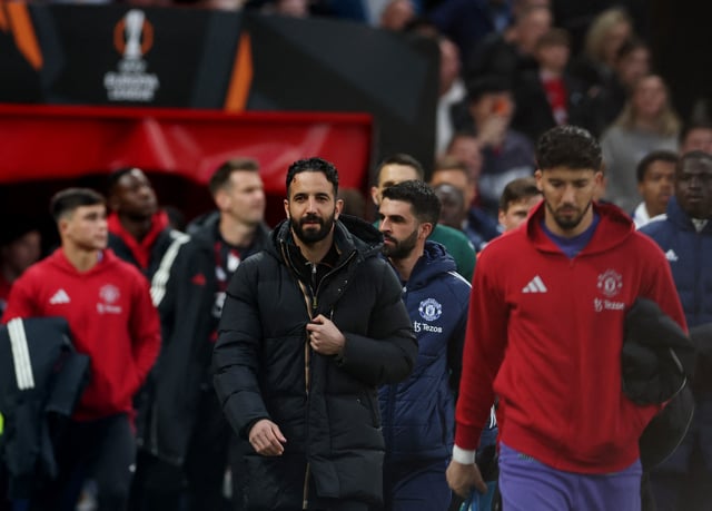 Ruben Amorim à Old Trafford.