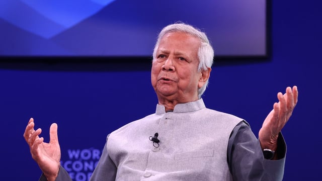 Bangladesh government's chief adviser Muhammad Yunus