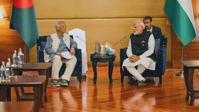 Chief Adviser of Bangladesh Muhammad Yunus and Prime Minister Narendra Modi (Photo: IANS)