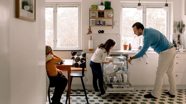 Views on household chores and homework were examined in a study on changing attitudes