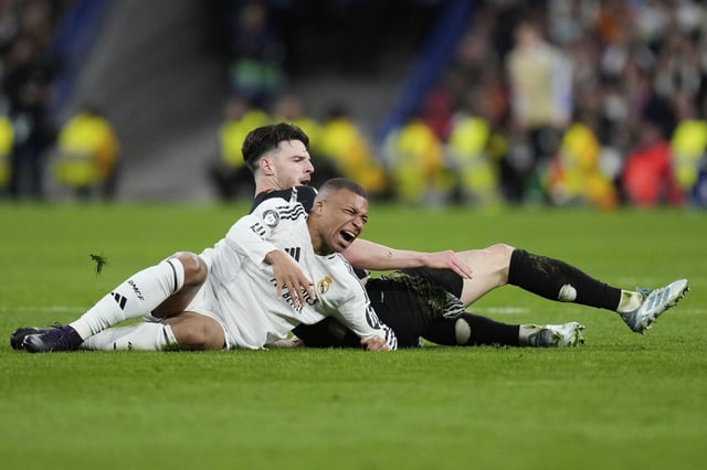 Mbappé, en el partido ante el Arsenal.
