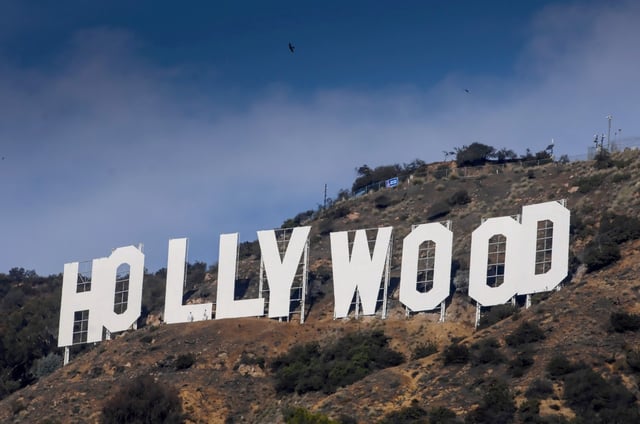 The Hollywood sign is a symbol of the role Los Angeles plays in the film and television industry. (Photo by David Crane/Los Angeles Daily News)