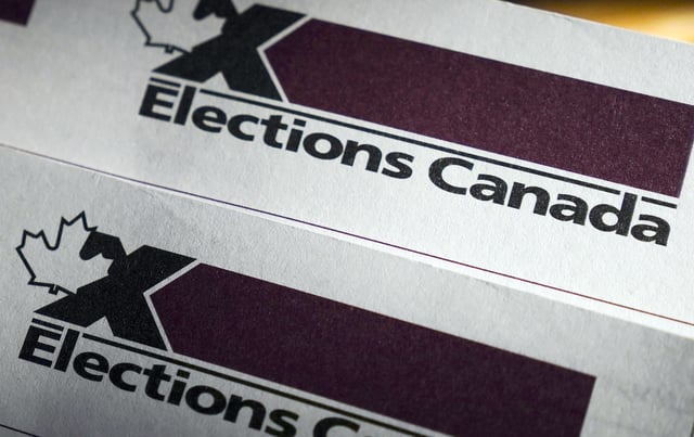 An Elections Canada logo is shown on Tuesday, Aug 31, 2021. THE CANADIAN PRESS/Sean Kilpatrick