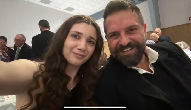 Bachir Atallah, right, with his wife, Jessica.