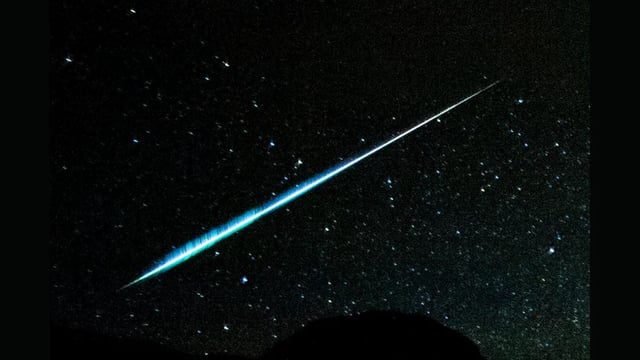 Lyrid Meteors can be seen in the sky, making it a spectacular moment for the skywatchers
